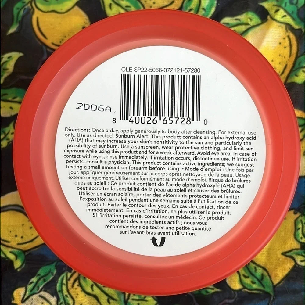 Brand New Ole Henriksen BEAMCREAM SMOOTHING BODY MOISTURIZER w/ Caffeine AHAs